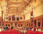 Nash, Joseph The Waterloo Chamber, Windsor Castle oil on canvas